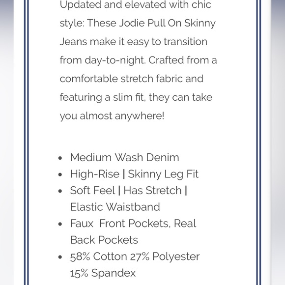 Rae Mode pull-on skinny jeans - Picture 8 of 8